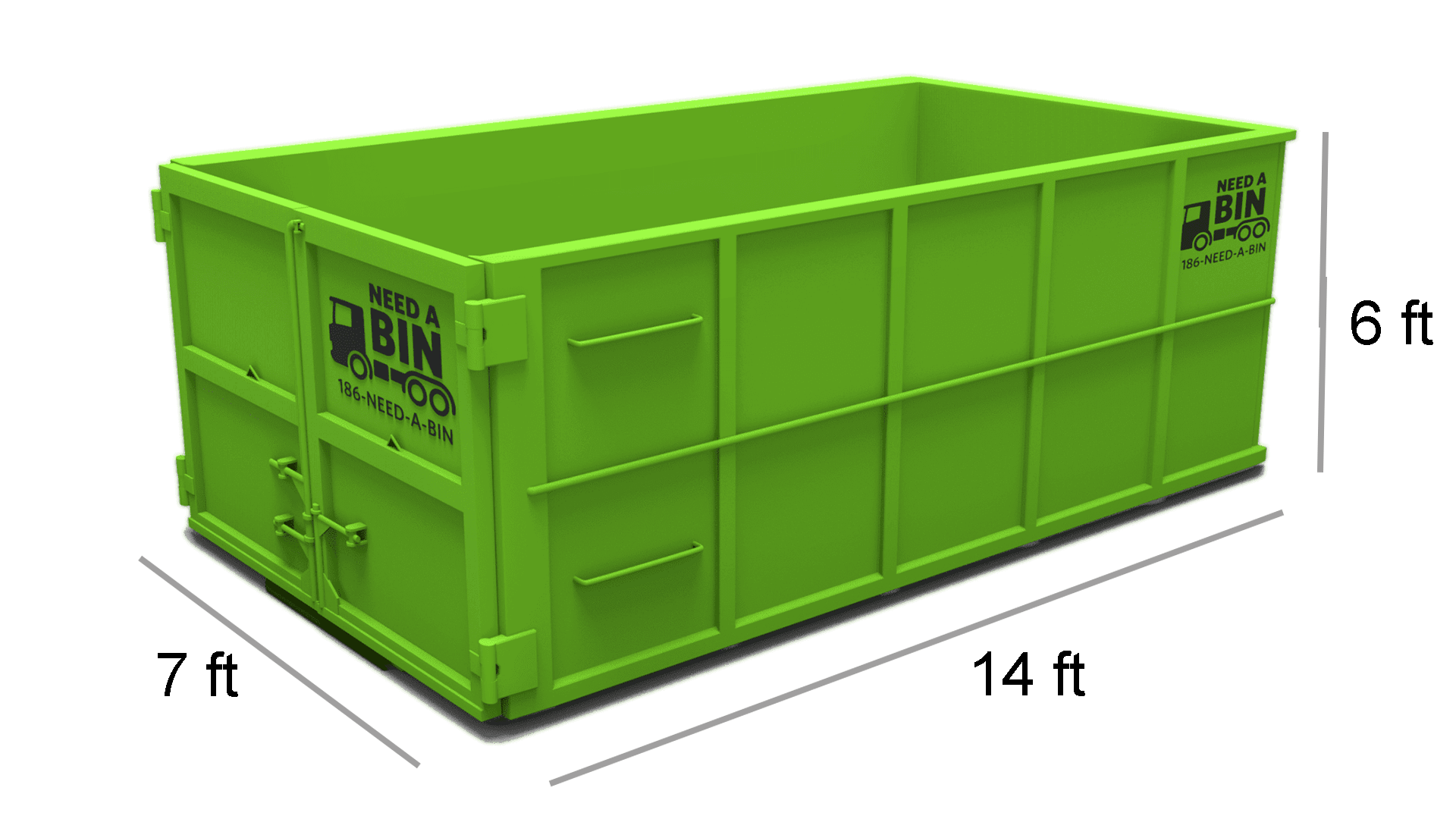 20 Yard Bin (Includes 2.5 Ton) $120 per additional TonNo Dirt, Concrete or Asphalt 