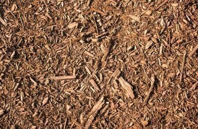 Brown Mulch Material Delivery