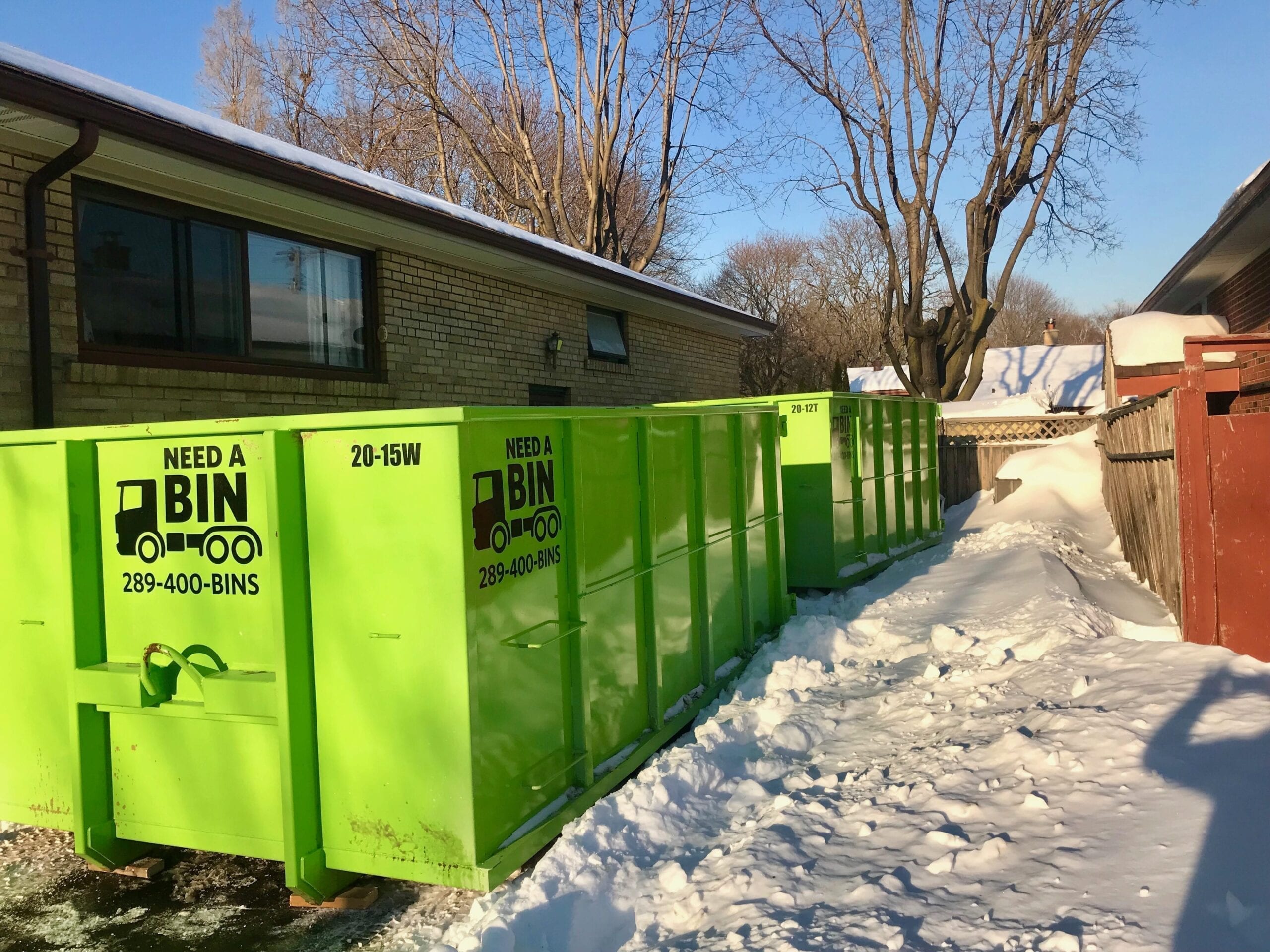 Concrete Bin Rental in North York from 359 186NEEDABIN
